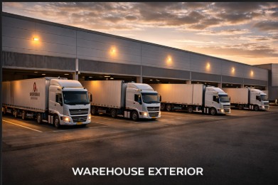 Warehouse logistics exterior